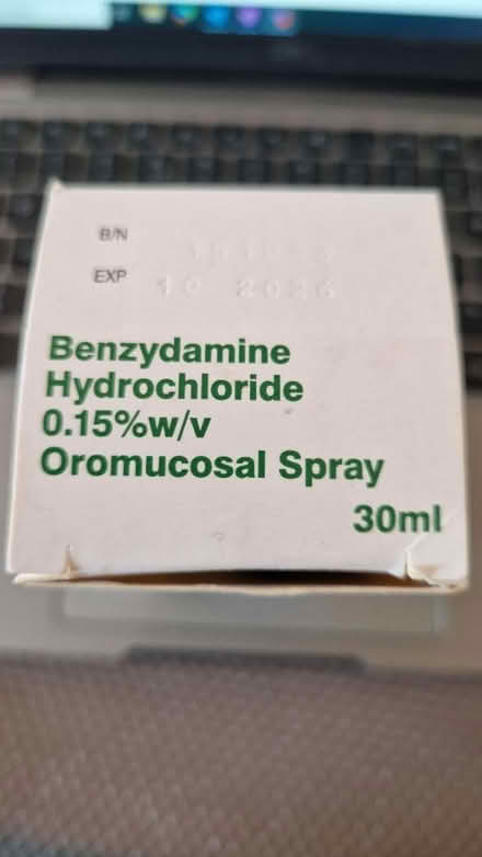 Photo of free Benzydamine Hydrochloride (PR2) #1