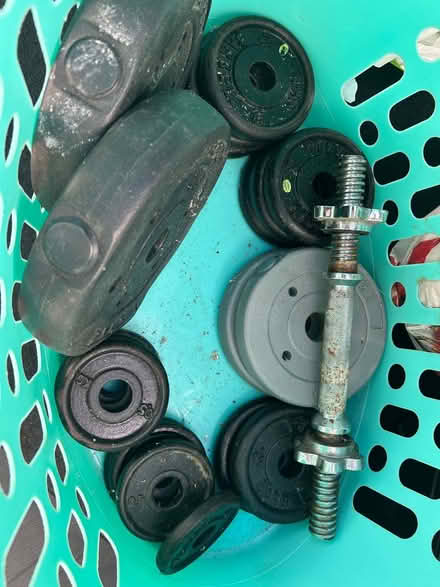Photo of free Exercise weights (Mitcham CR4) #3