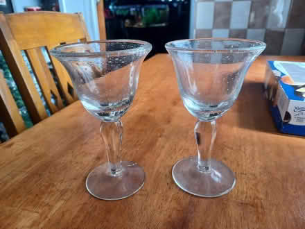 Photo of free Hand blown wine glass set (South ozone pk, queens) #1