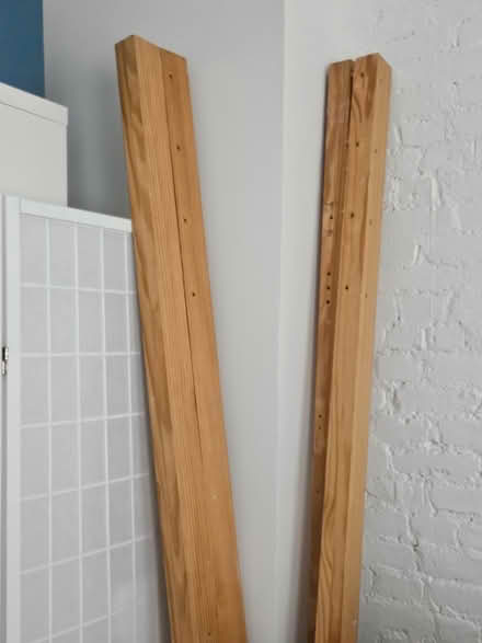 Photo of free Solid wood pieces from old loft bed (W. 77th Street/Col. & Amst.) #4