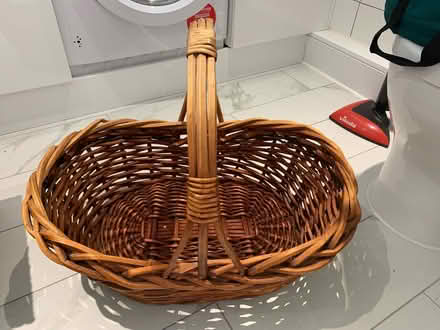 Photo of free Very large solid wicker basket (KT17 - Stoneleigh) #1
