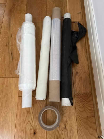 Photo of free 4 x Pallet wrap rolls & parcel tape (SM4, Morden) #1