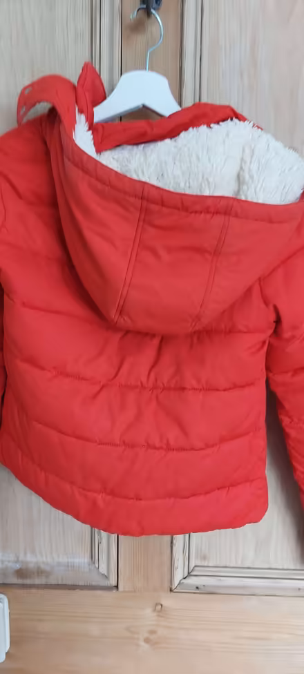 Photo of free Childs coat dark red age 11-12 years (Lower Weston) #4