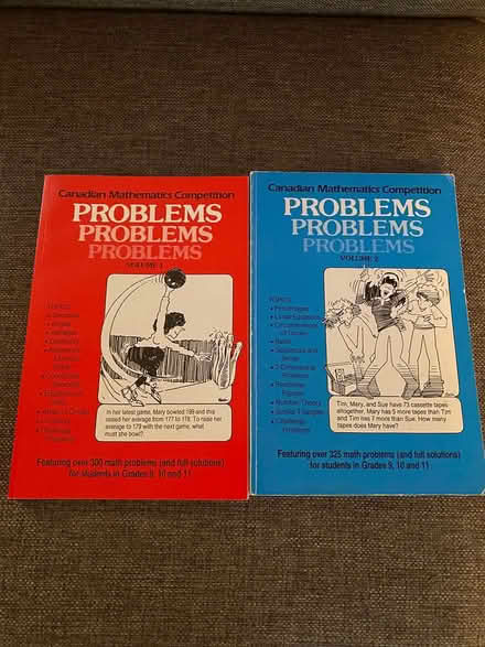Photo of free Canadian Math Competition Books (East Waterloo) #1