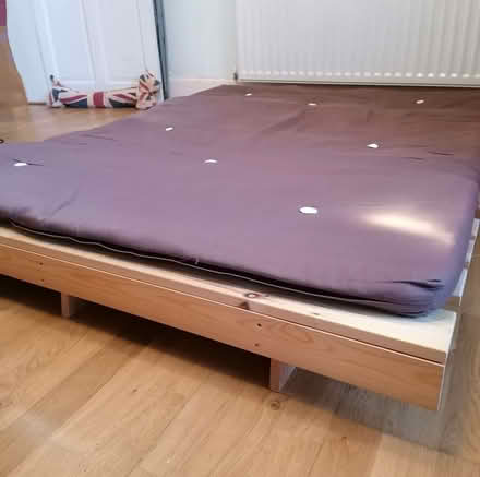 Photo of free small foldable sofa brown 🤎 (Twickenham TW1) #1