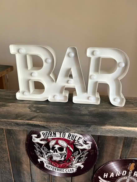 Photo of free Light up bar sign (Oxenhope) #1