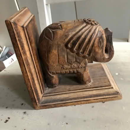 Photo of free Book ends carved wooden elephants (North London N4) #4