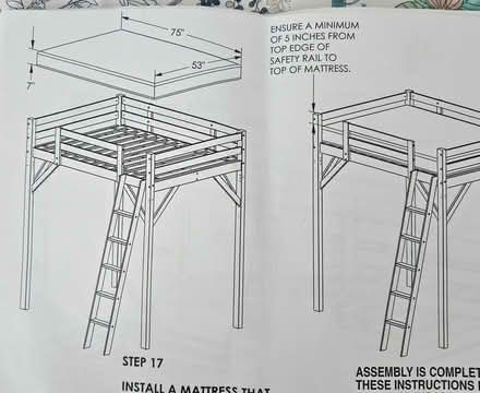 Photo of free Solid wood pieces from old loft bed (W. 77th Street/Col. & Amst.) #1