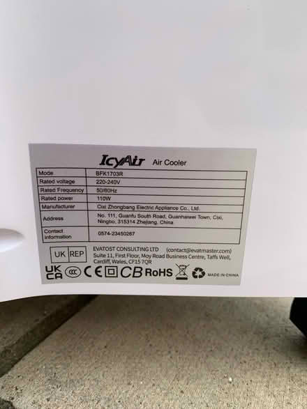 Photo of free Air Cooler Unit (KT17 - Stoneleigh) #4