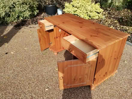 Photo of free Pine Desk (Tharston NR15) #2