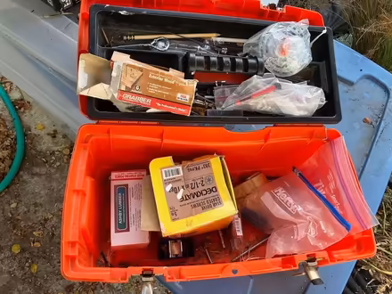 Photo of free tool box with misc. items (s/w Berkeley) #1
