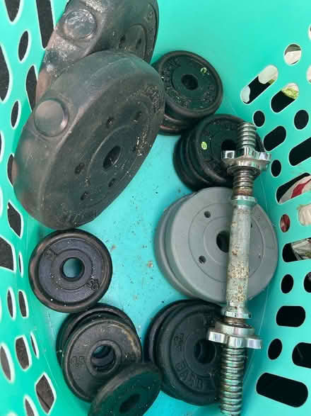 Photo of free Exercise weights (Mitcham CR4) #1