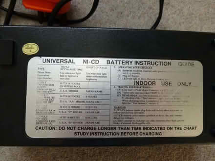 Photo of free Univeral Ni-Cd Battery Charger for Rechargeable Batteries (Littleover DE23) #2