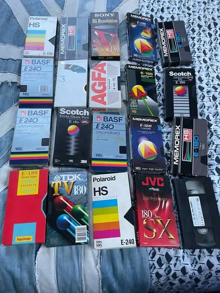 Photo of free 20 recordable used VHS tapes (Windsor SL4) #1