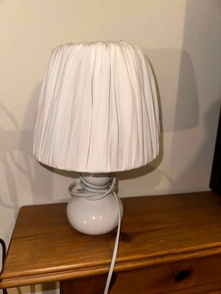 Photo of free Small white lamp & shade (N22) #1