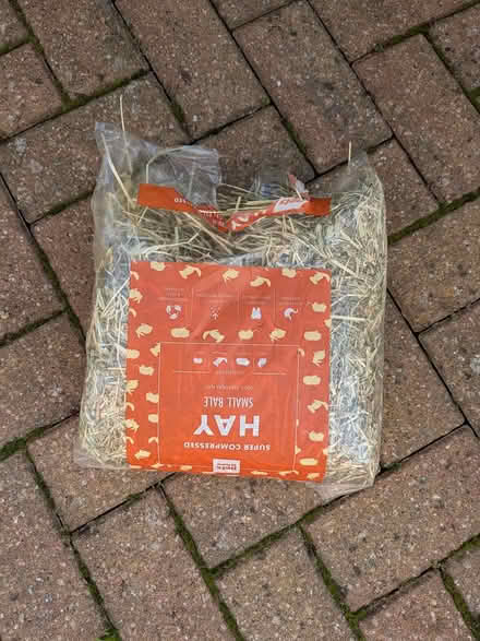 Photo of free Small bag fresh hay (Camberley GU15) #1