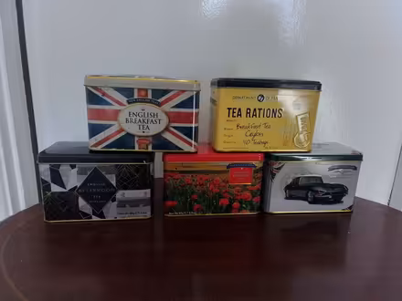 Photo of free 5 empty tins (Coggeshall CO6) #1