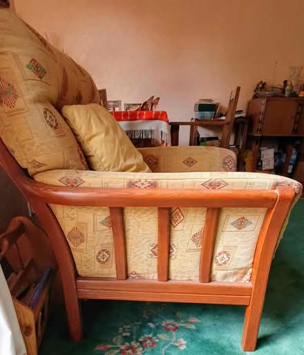 Photo of free Wooden Framed Three Piece Suite (HP2 5JJ) #4