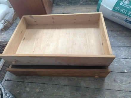 Photo of free 2 wooden drawers (Bruce Grove N17) #1