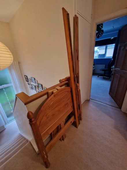 Photo of free Wooden single bed (Upper Weston) #2