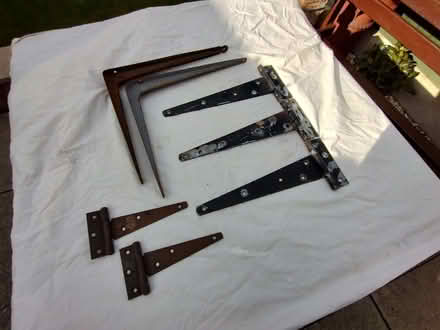 Photo of free Steel hinges and Brackets (Hoole CH2) #1