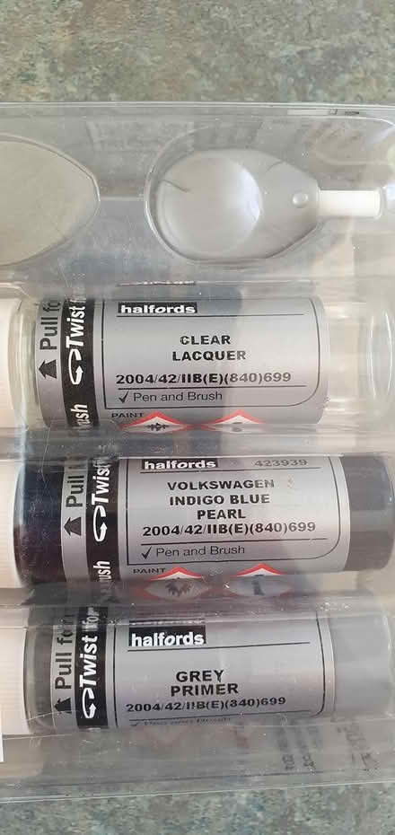 Photo of free Halfords chip & scratch repair kit (IG6 Ilford) #3