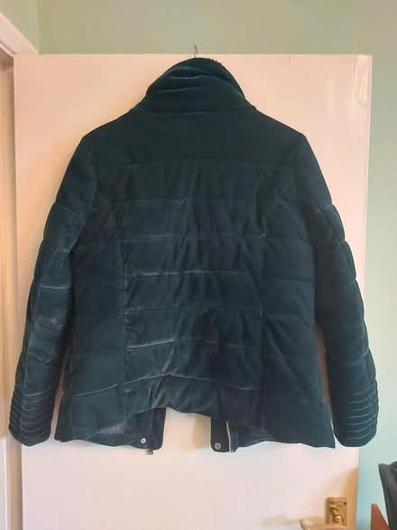 Photo of free Dark green velour puffer coat (Crystal Palace, SE19) #2