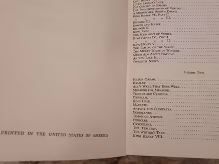 Photo of free Complete works of Shakespeare (Lauriston EH3) #2