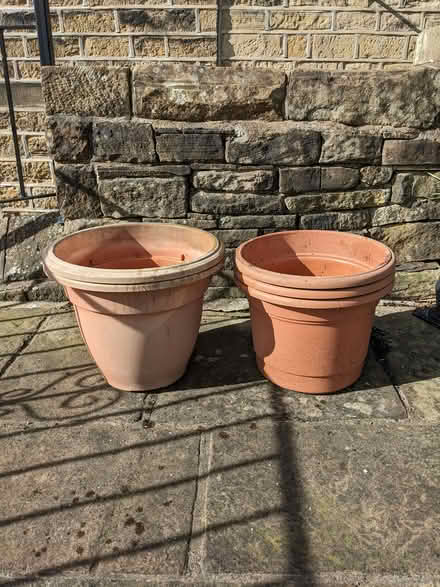 Photo of free Big garden plant pots (Golcar HD7) #1
