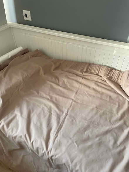 Photo of free Pair of beige curtains (Ellesmere Port) #3