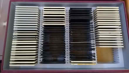Photo of free 2 3/4" square slide storage box takes 100 (Cowes PO31) #3