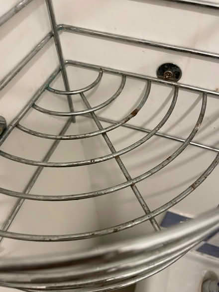 Photo of free Corner silver shelf (SE28) #2