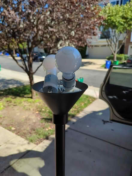 Photo of free Working lamp. No shade on top (North Laurel) #2
