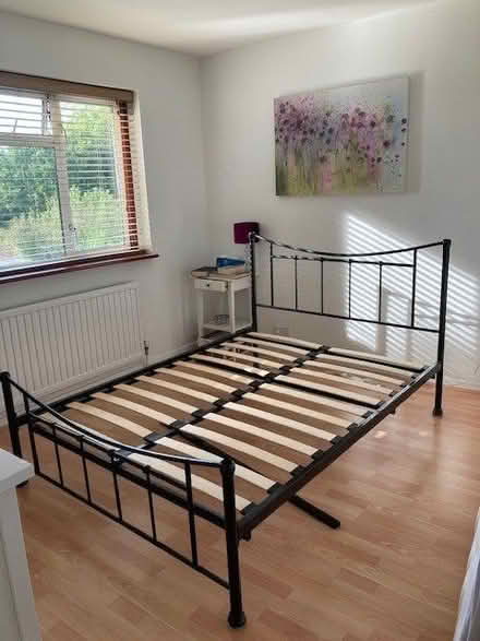 Photo of free Double metal bed frame (Brookman's Park AL9) #1