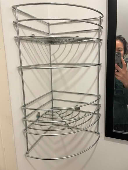 Photo of free Corner silver shelf (SE28) #1