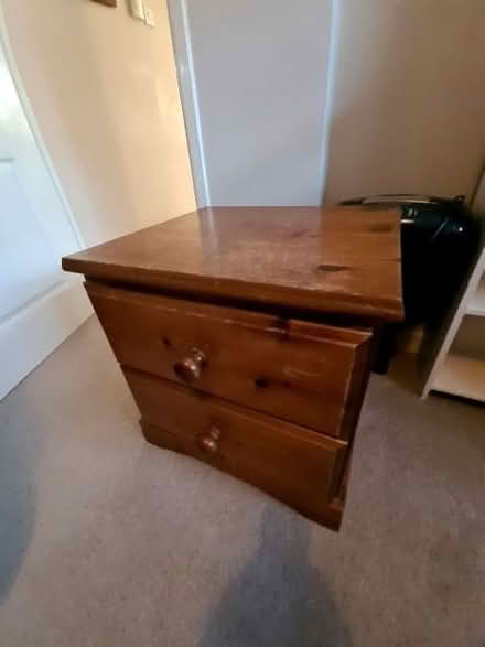 Photo of free Pine bedside table (Weston Park) #1