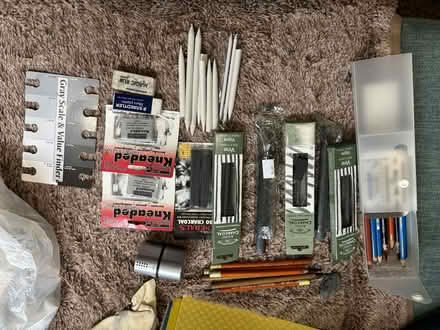 Photo of free Charcoal sticks, Books, SketchPad (Palo Alto near Lucy Stern) #3