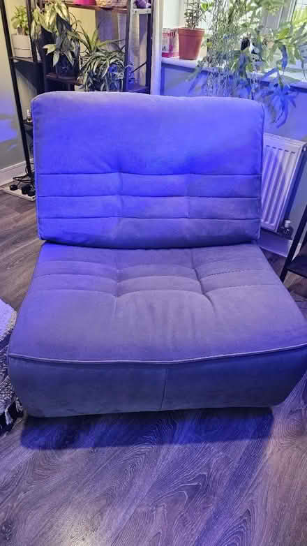 Photo of free Sofa segment / chair gray (OX26, Kingsmere, Bicester) #1