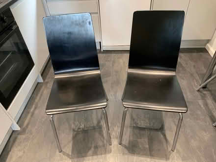 Photo of free Modern black dining chairs (Didsbury M20) #1