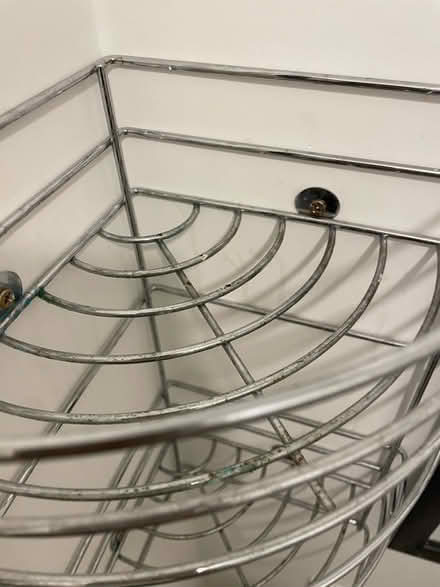 Photo of free Corner silver shelf (SE28) #3