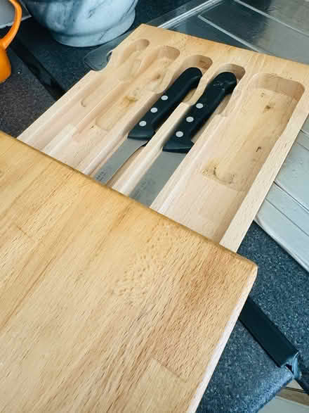 Photo of free Cutting Board with a Knife Drawer (Gildersome, LS27) #2