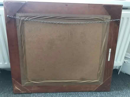 Photo of free Large gold/brown wall mirror (Levenshulme M19) #3