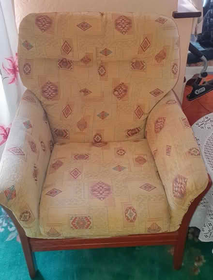 Photo of free Wooden Framed Three Piece Suite (HP2 5JJ) #2