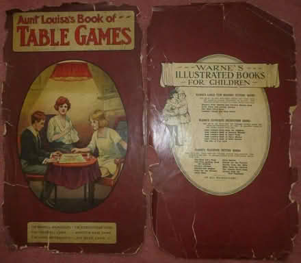 Photo of free Aunt Louisa's Book Of Table Games by Warne's 1920s (Cowes PO31) #1