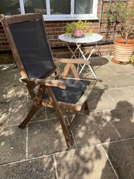 Photo of free Folding garden chairs (Wimbledon Village) #1