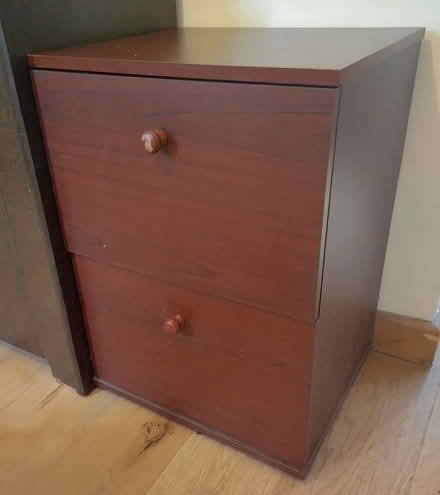 Photo of free 2 Drawer Wood Effect Filing Cabinet (CB6, Littleport) #1