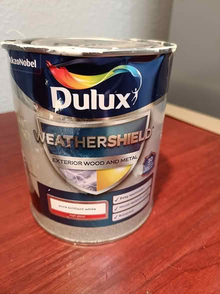 Photo of free Dulux Weathershield paint- white (Letchworth (South)) #1