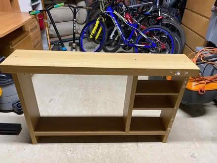 Photo of free Beech shelving unit (modified) (Southmoor OX13) #2