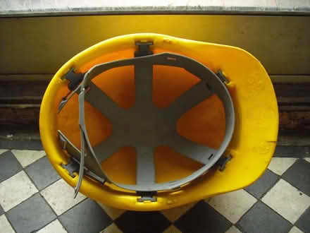 Photo of free mens hard hat safety helmet construction builders site head (Grange Court E10) #1