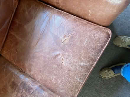 Photo of free Leather 2 seater sofa (Helton CA10) #4